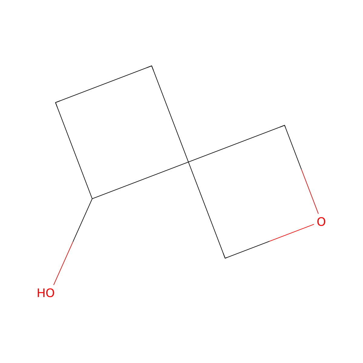 2-Oxaspiro[3.3]heptan-5-OL molecular structure, CAS 1823371-47-6