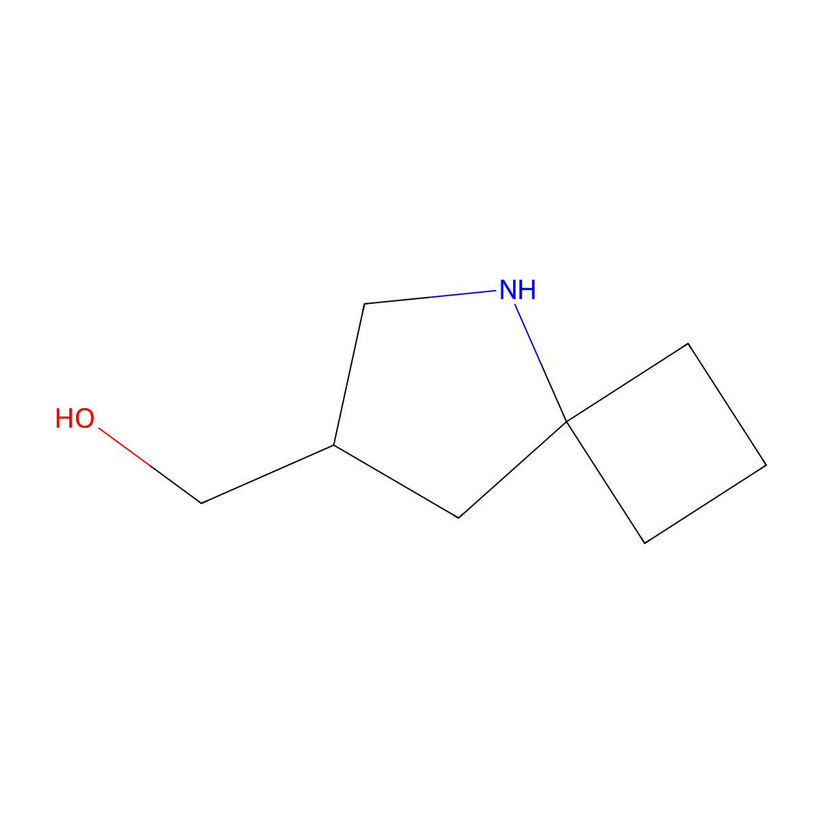 {5-Azaspiro[3.4]octan-7-yl}methanol molecular structure, CAS 1823371-50-1