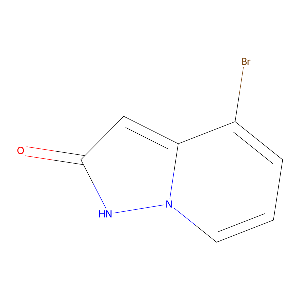 4-Bromo-pyrazolo[1,5-a]pyridin-2-ol molecular structure, CAS 1823372-64-0