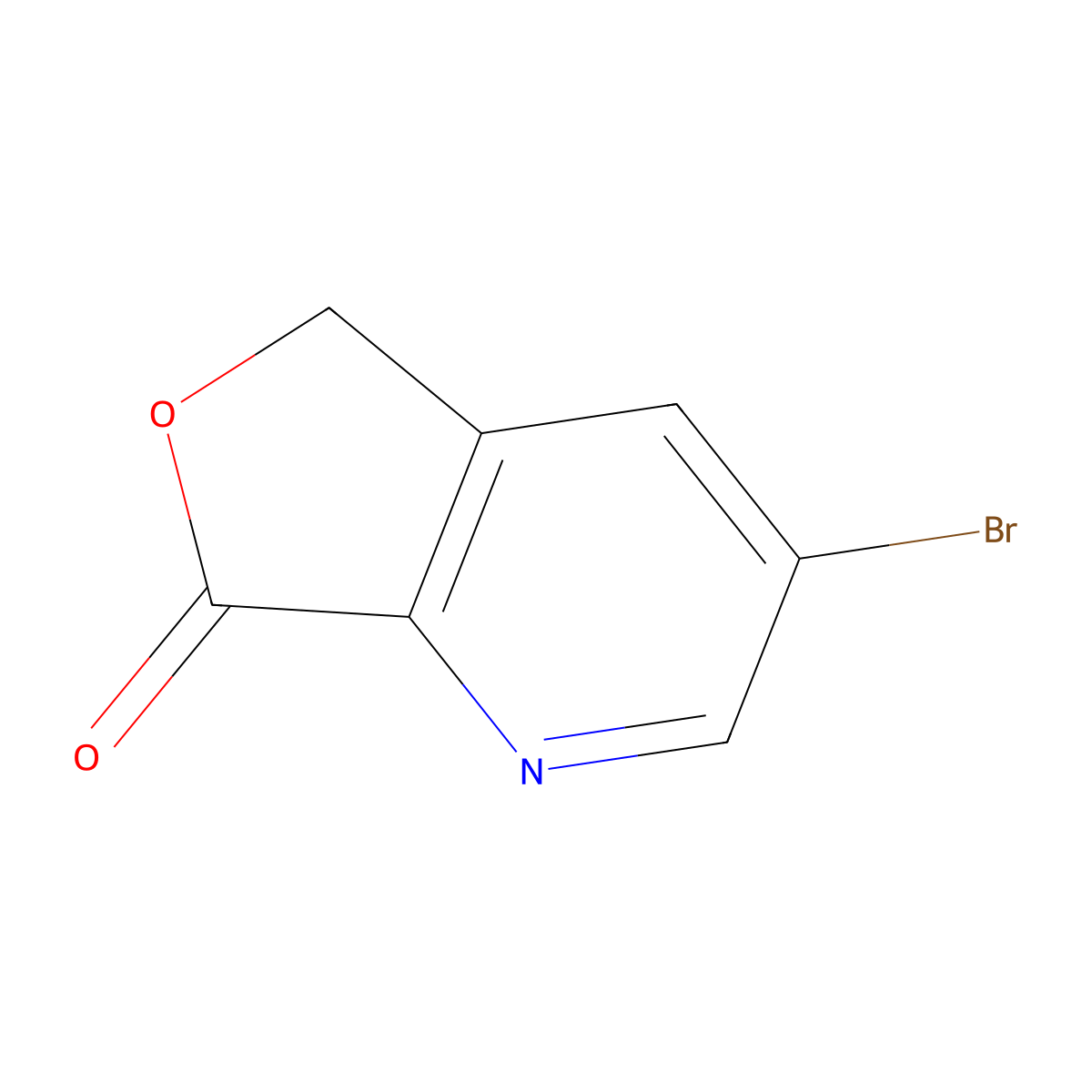 3-Bromofuro[3,4-b]pyridin-7(5H)-one molecular structure, CAS 1823373-30-3