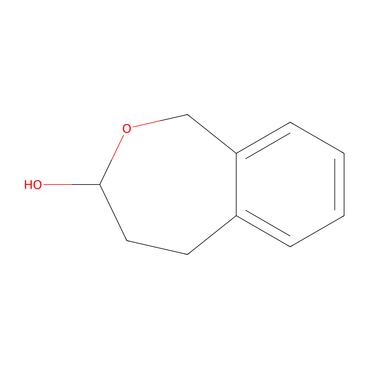 1,3,4,5-Tetrahydrobenzo[c]oxepin-3-ol molecular structure, CAS 1823379-19-6