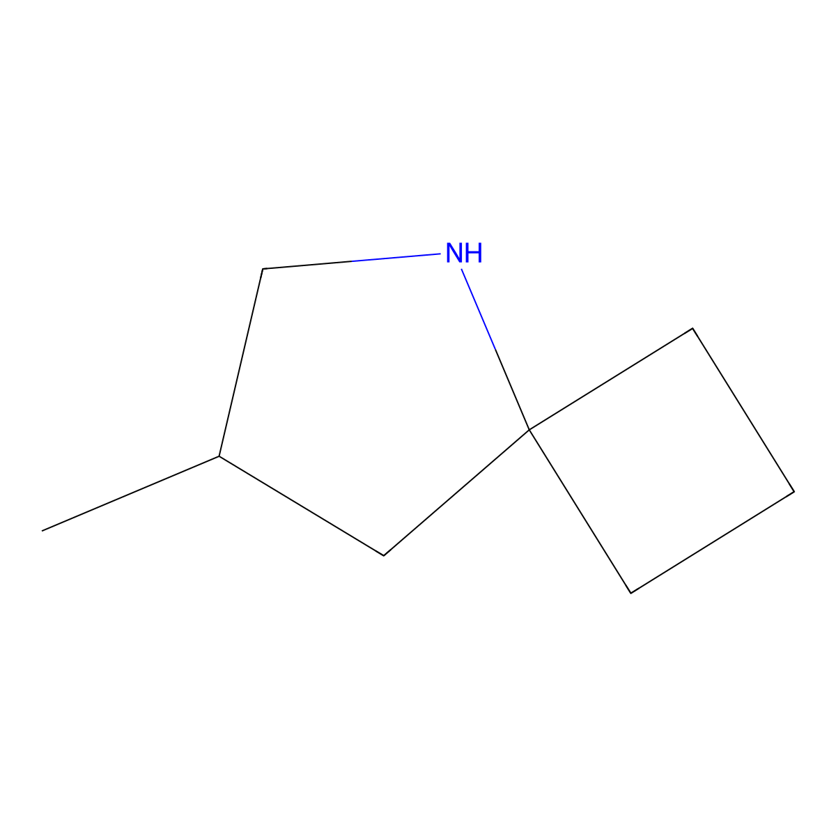 7-Methyl-5-azaspiro[3.4]octane molecular structure, CAS 1823381-45-8
