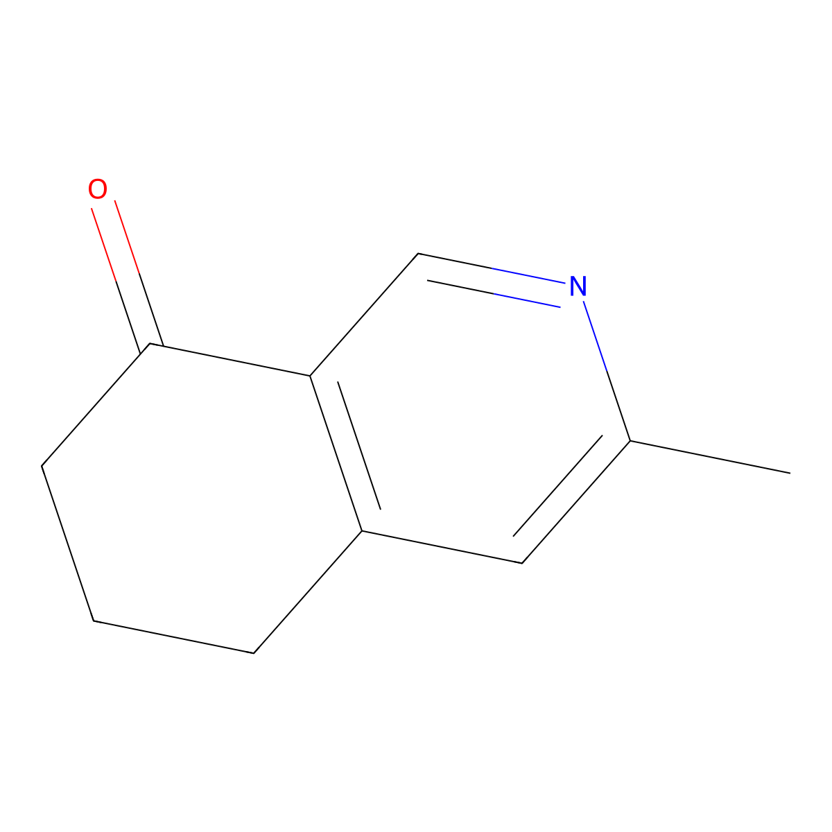 3-Methyl-5,6,7,8-tetrahydroisoquinolin-8-one molecular structure, CAS 1823383-57-8