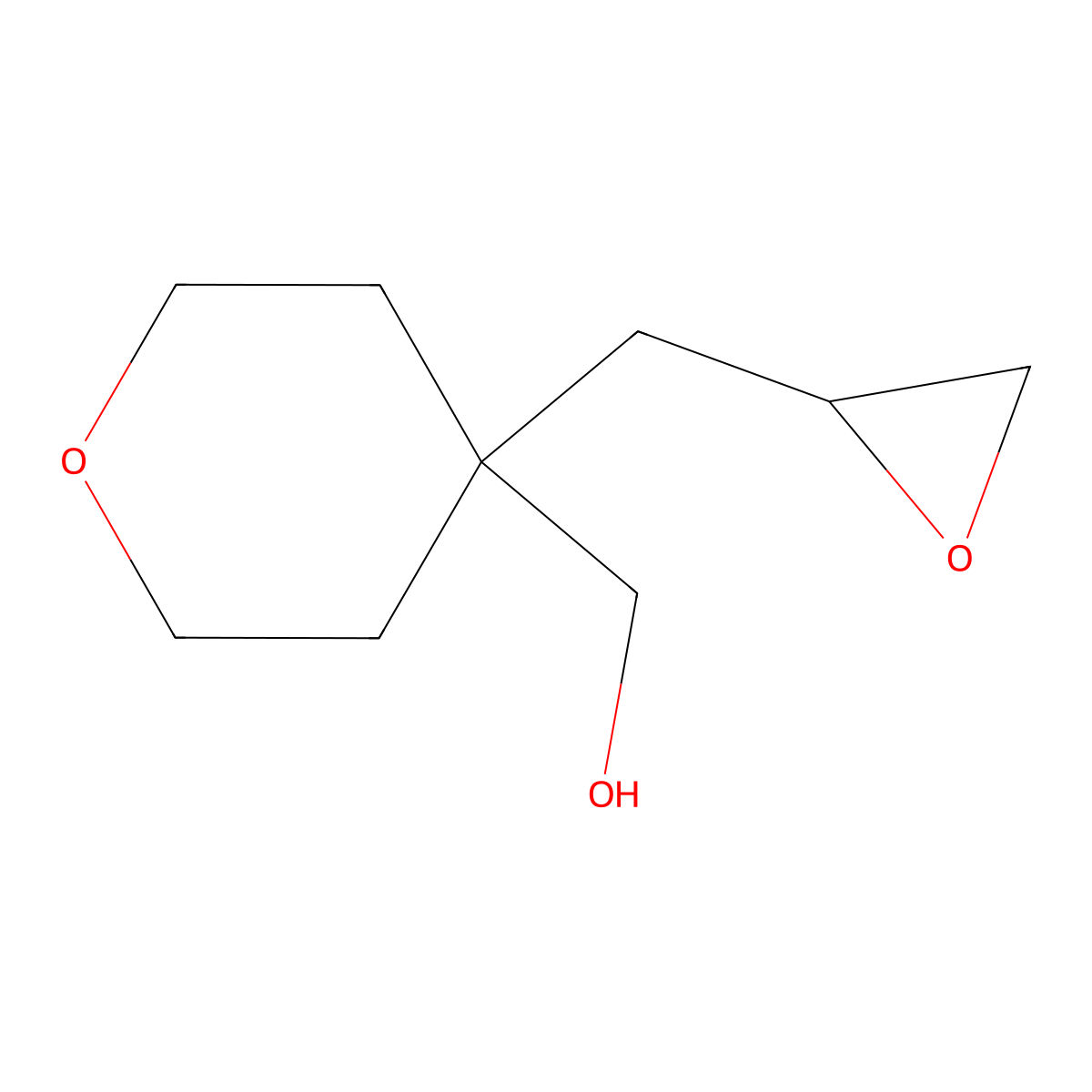 {4-[(Oxiran-2-yl)methyl]oxan-4-yl}methanol molecular structure, CAS 1823387-48-9