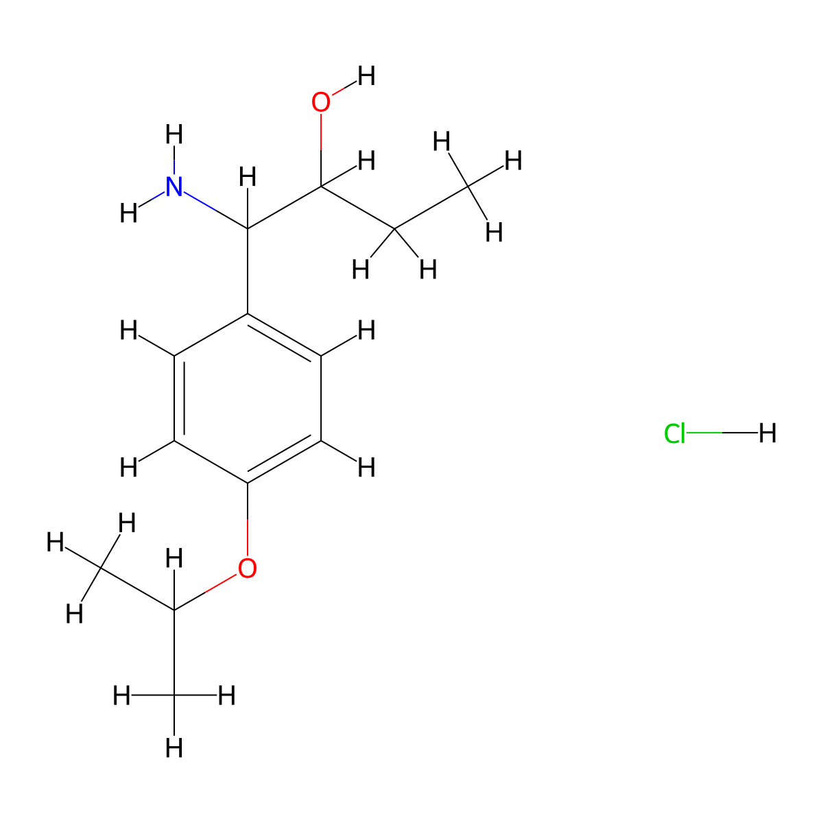 1-Amino-1-[4-(propan-2-yloxy)phenyl]butan-2-ol hydrochloride molecular structure, CAS 1823429-79-3