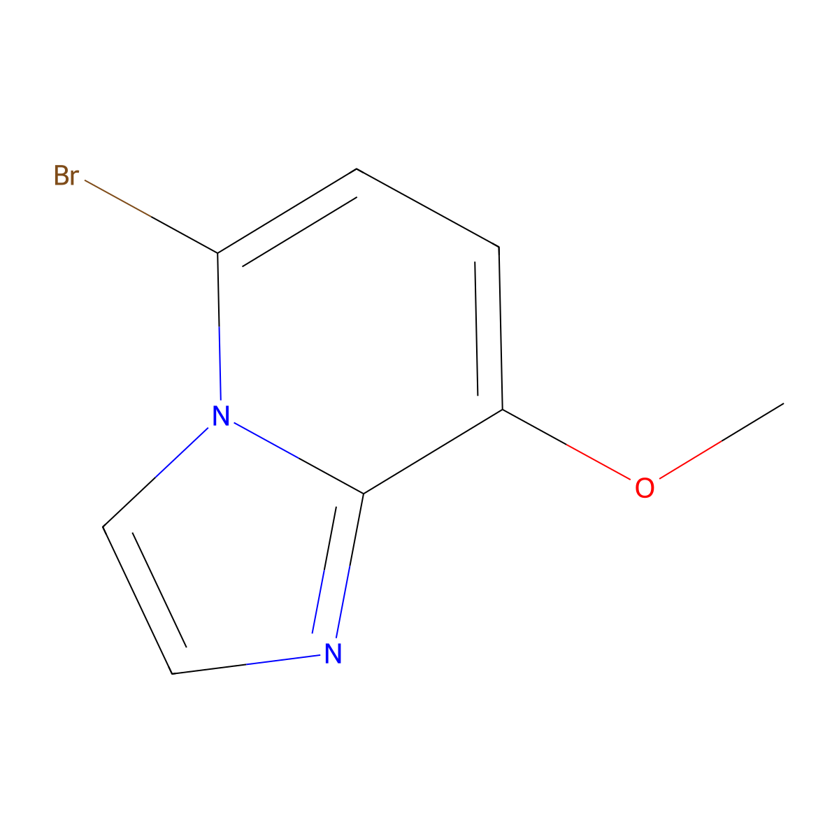 5-Bromo-8-methoxyimidazo[1,2-a]pyridine molecular structure, CAS 1823456-51-4