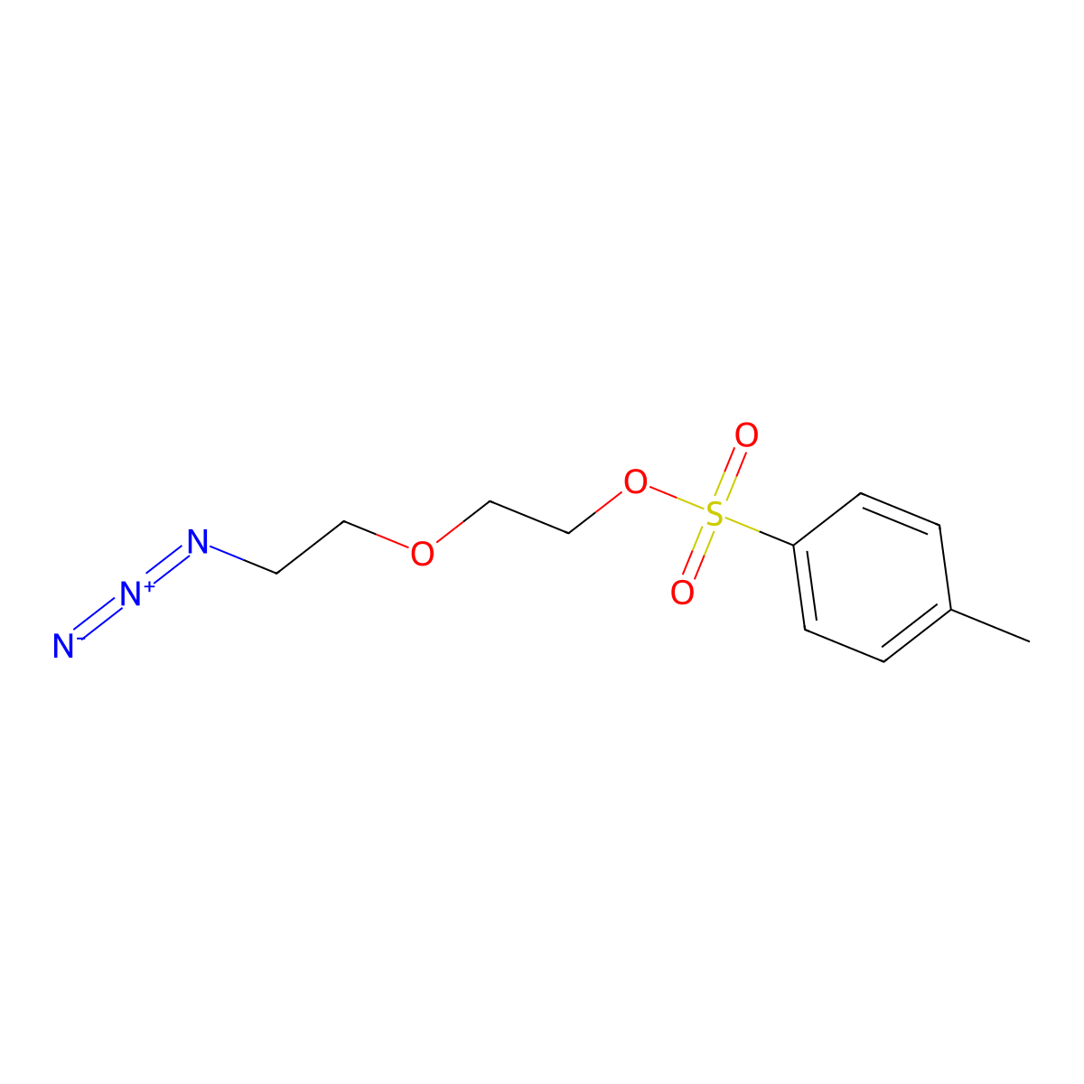 2-(2-Azidoethoxy)ethyl 4-methylbenzenesulfonate molecular structure, CAS 182347-24-6