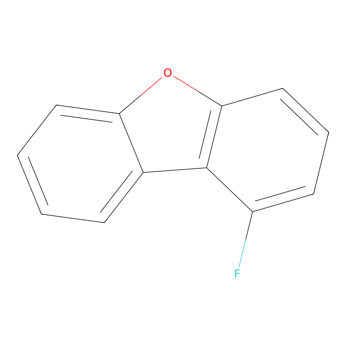1-Fluorodibenzo[b,d]furan molecular structure, CAS 182349-08-2