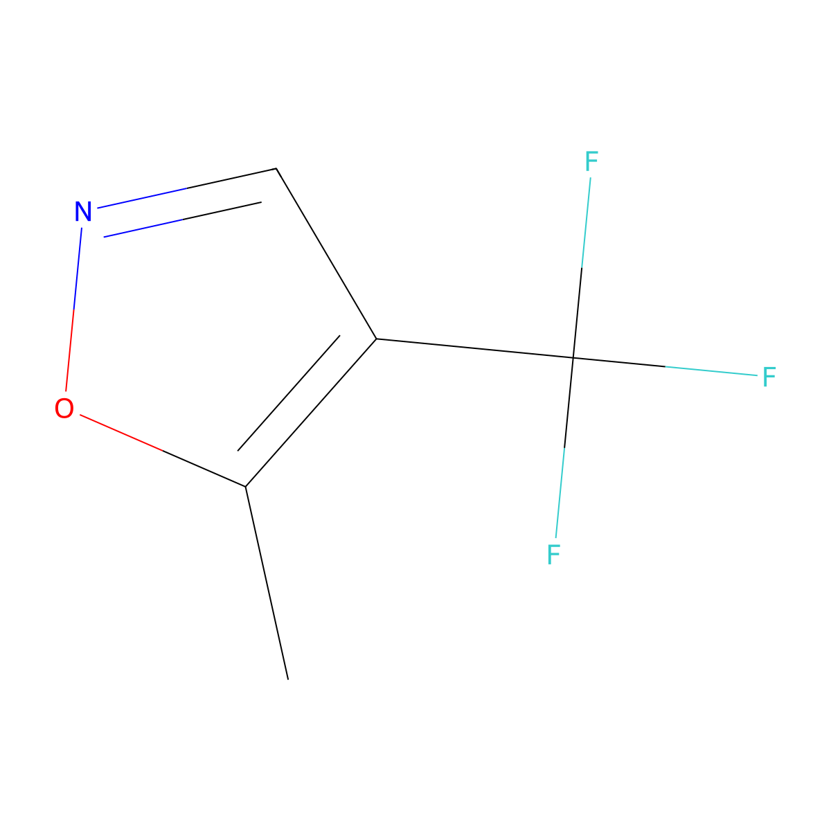 5-Methyl-4-(trifluoromethyl)-1,2-oxazole molecular structure, CAS 1823499-53-1