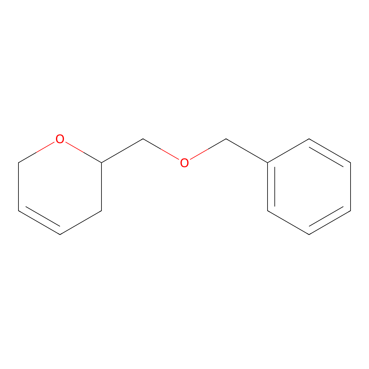 2-(Benzyloxymethyl)-3,6-dihydro-2H-pyran molecular structure, CAS 1823515-12-3