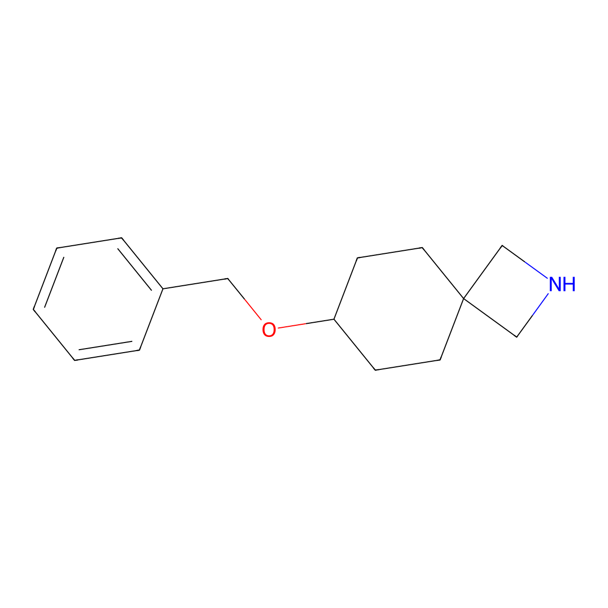 7-(Benzyloxy)-2-azaspiro[3.5]nonane molecular structure, CAS 1823544-11-1