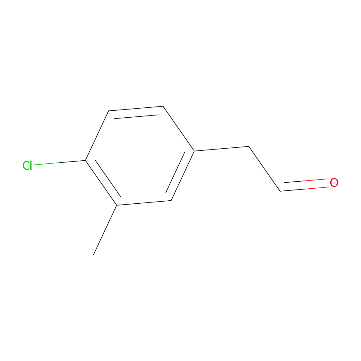2-(4-Chloro-3-methylphenyl)acetaldehyde molecular structure, CAS 1823547-72-3
