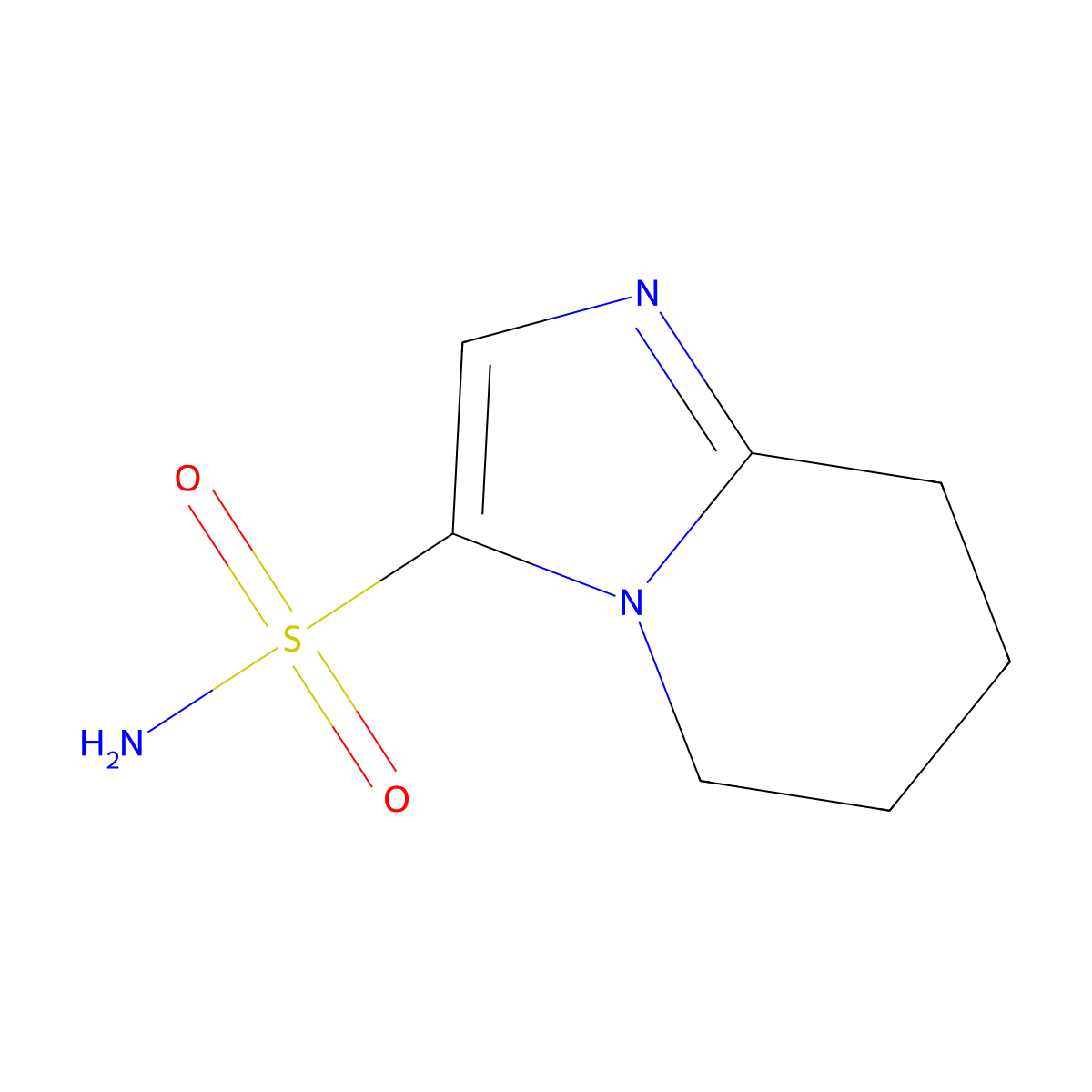 5H,6H,7H,8H-Imidazo[1,2-a]pyridine-3-sulfonamide molecular structure, CAS 1823569-49-8