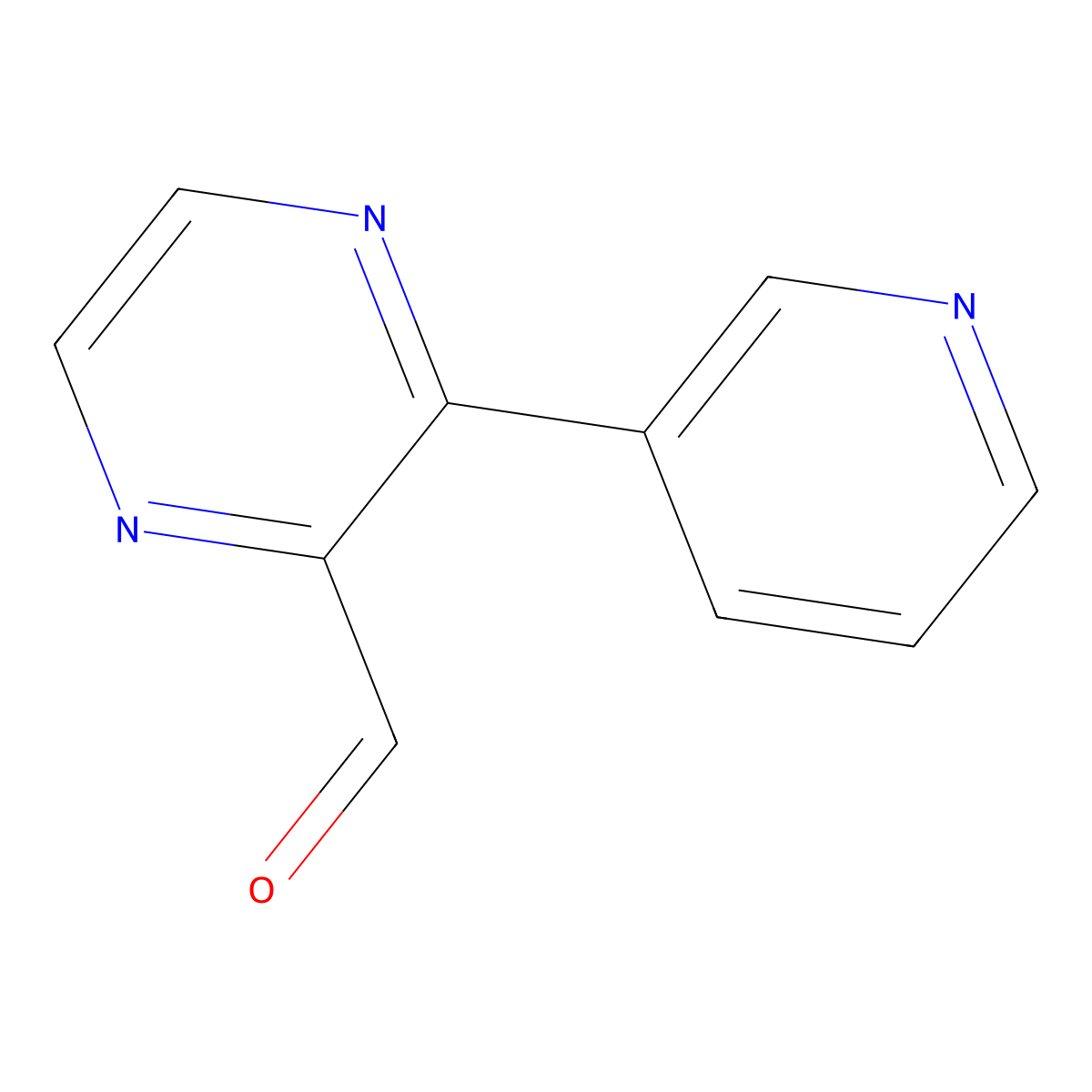 3-(Pyridin-3-yl)pyrazine-2-carbaldehyde molecular structure, CAS 1823582-20-2
