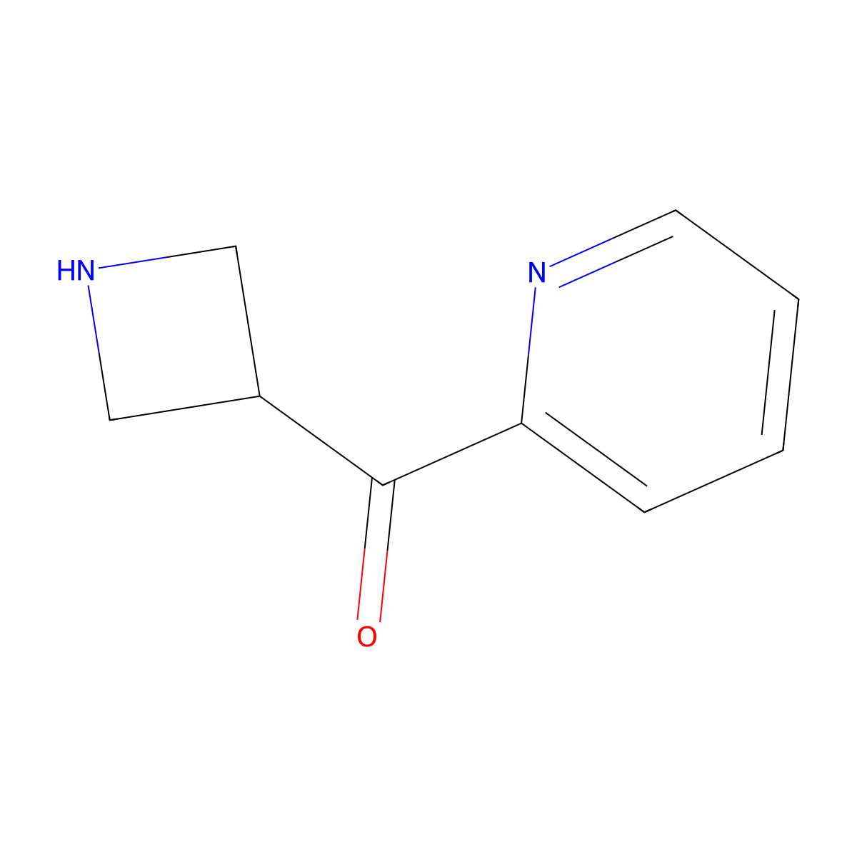 2-(Azetidine-3-carbonyl)pyridine molecular structure, CAS 1823582-45-1