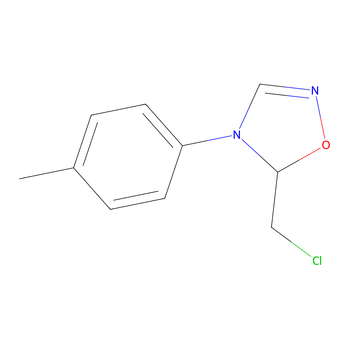 5-(Chloromethyl)-3-(4-(tolyl)-1,2,4-oxadiazole molecular structure, CAS 1823582-71-3
