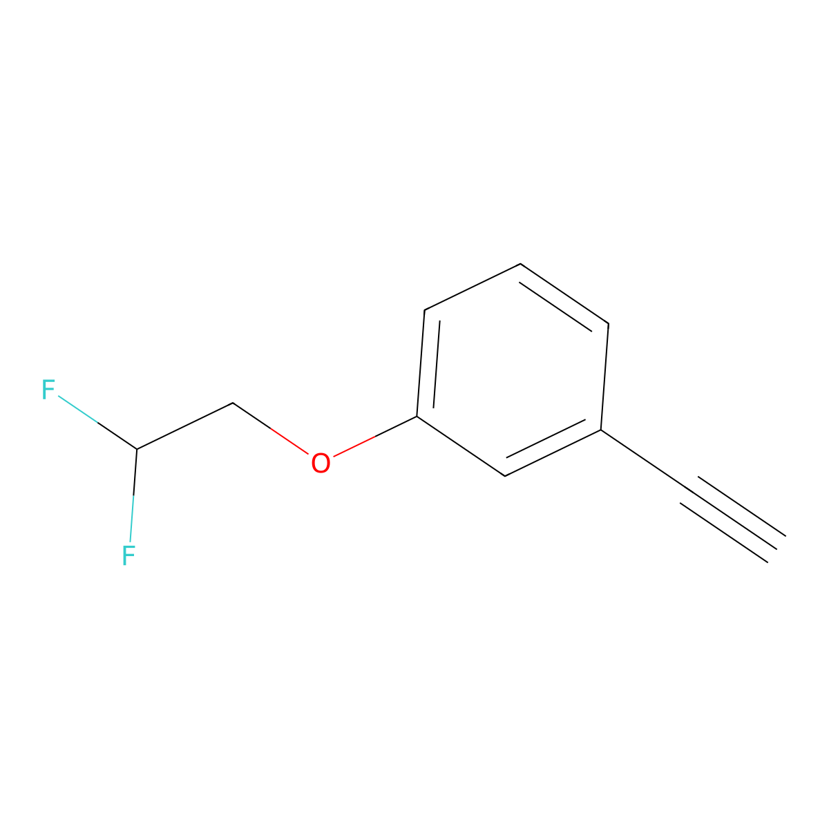 3-(2,2-Difluoroethoxy)phenylacetylene molecular structure, CAS 1823585-57-4
