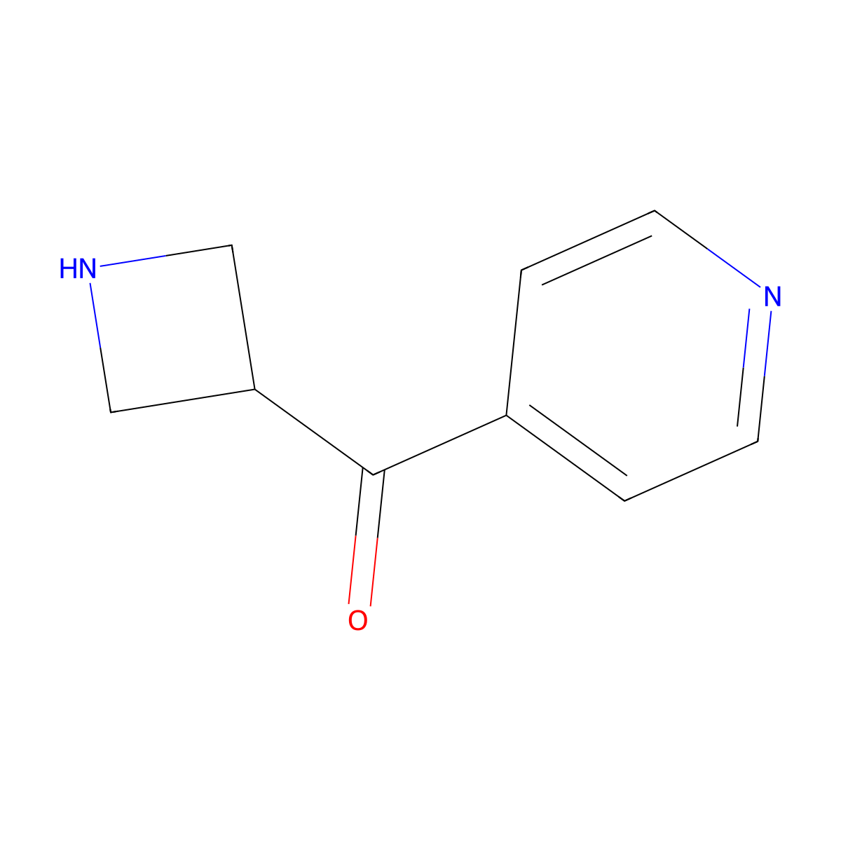 4-(Azetidine-3-carbonyl)pyridine molecular structure, CAS 1823607-07-3