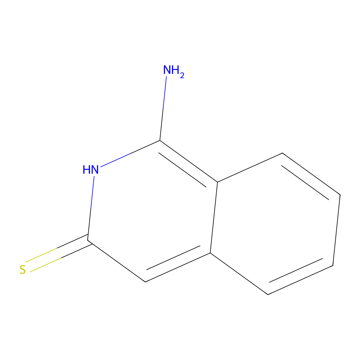 1-Amino-3-mercaptoisoquinoline molecular structure, CAS 1823607-83-5