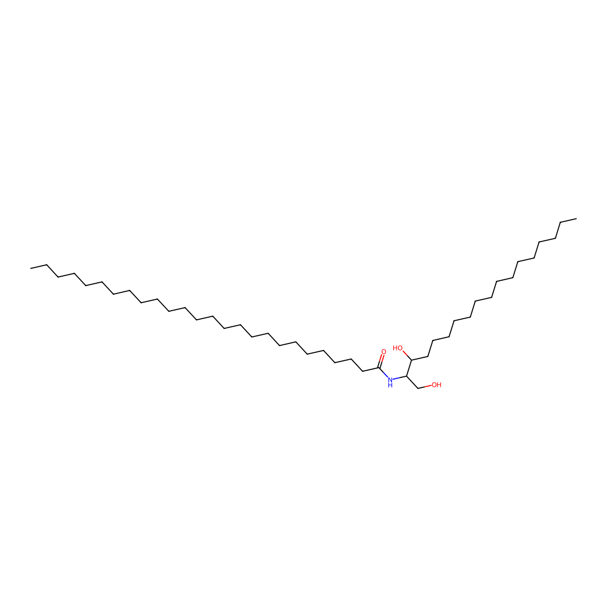 Cer(d18:0/26:0) molecular structure, CAS 182362-38-5