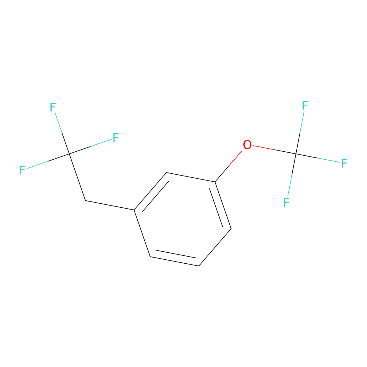 1-(2,2,2-Trifluoroethyl)-3-(trifluoromethoxy)-benzene molecular structure, CAS 1823644-43-4