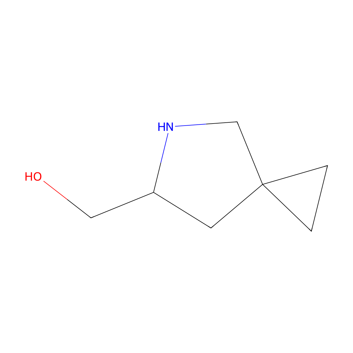 {5-Azaspiro[2.4]heptan-6-yl}methanol molecular structure, CAS 1823698-77-6
