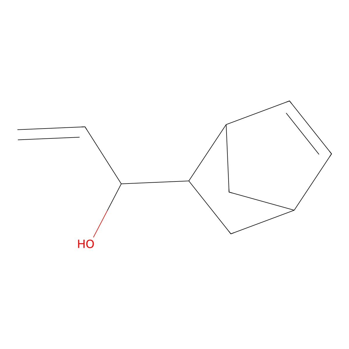 1-{bicyclo[2.2.1]hept-5-en-2-yl}prop-2-en-1-ol, Mixture of diastereomers molecular structure, CAS 1823713-03-6