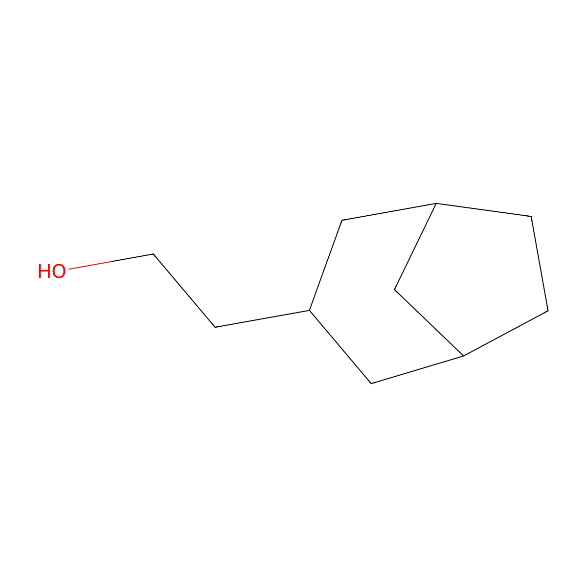 2-{Bicyclo[3.2.1]octan-3-yl}ethan-1-ol molecular structure, CAS 1823726-13-1