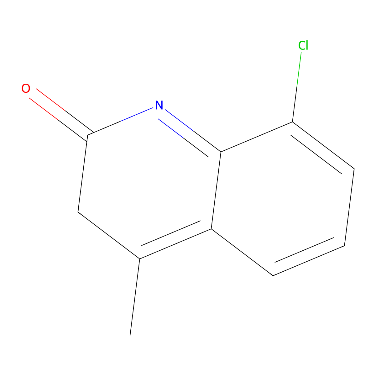 8-Chloro-4-methylquinolin-2(3H)-one molecular structure, CAS 1823747-57-4
