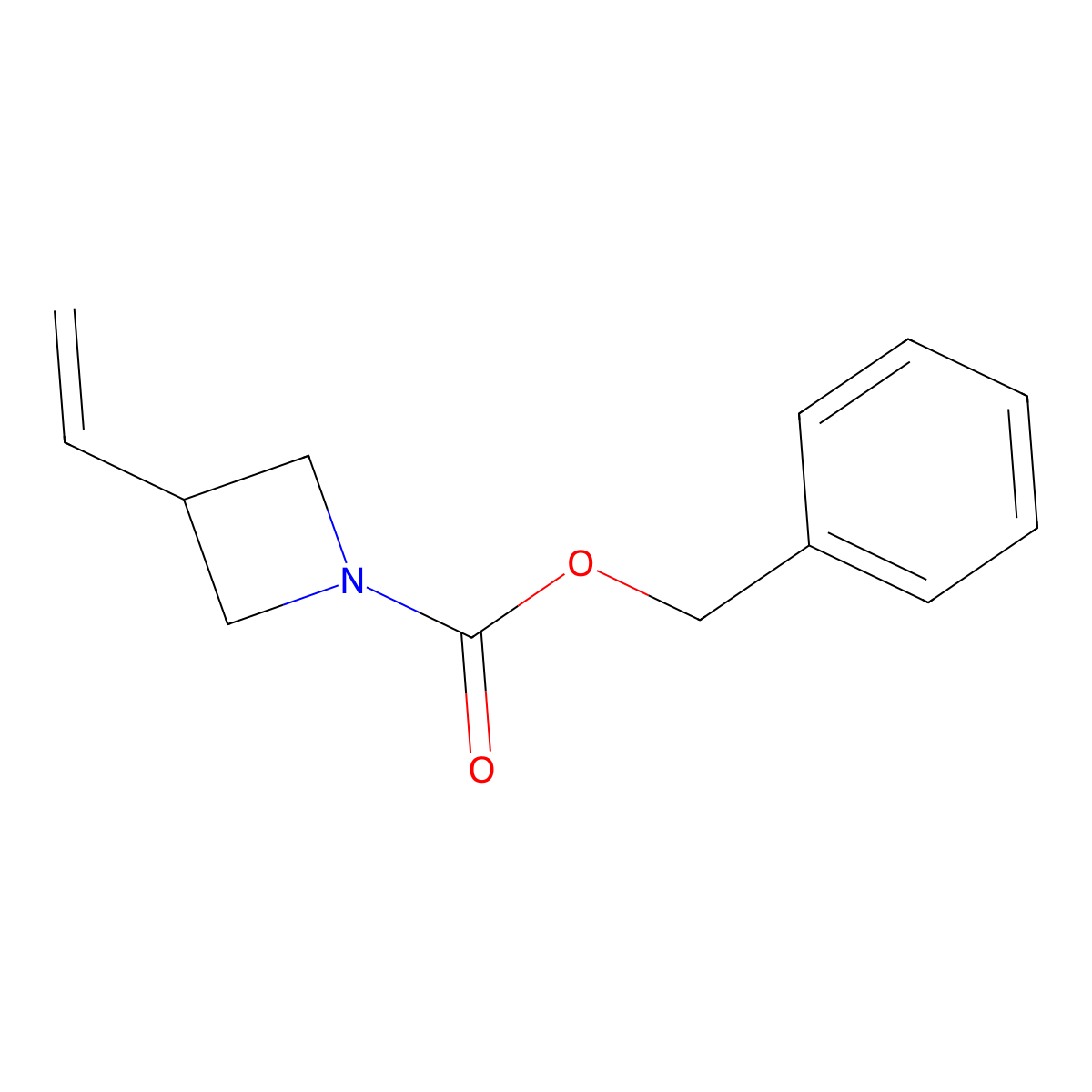 Benzyl 3-vinylazetidine-1-carboxylate molecular structure, CAS 1823789-04-3