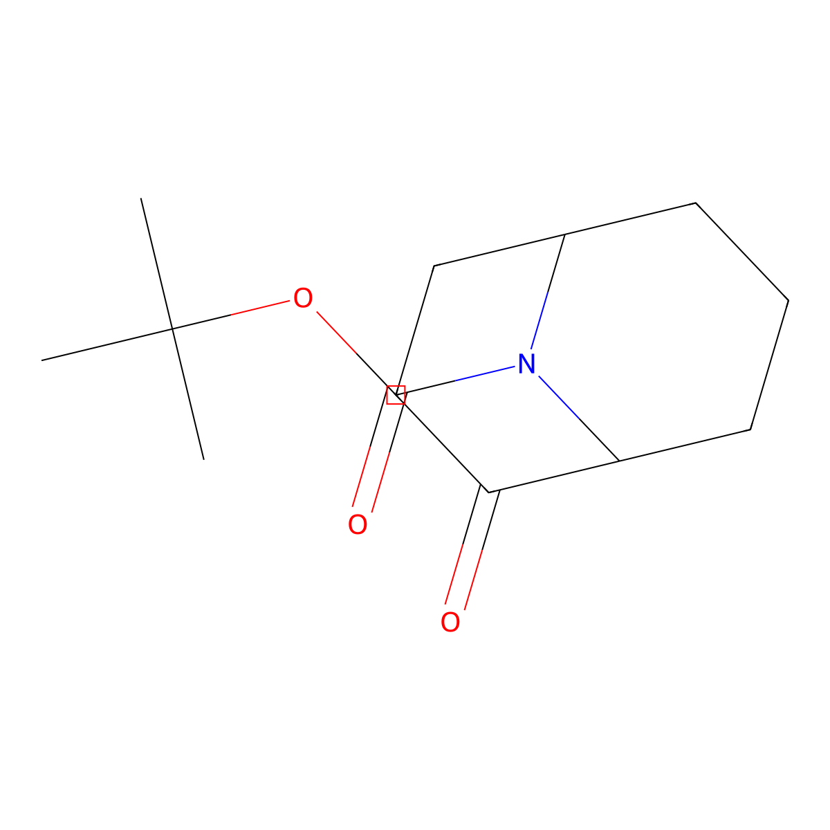 tert-Butyl 2-oxo-9-azabicyclo[3.3.1]nonane-9-carboxylate molecular structure, CAS 1823808-41-8