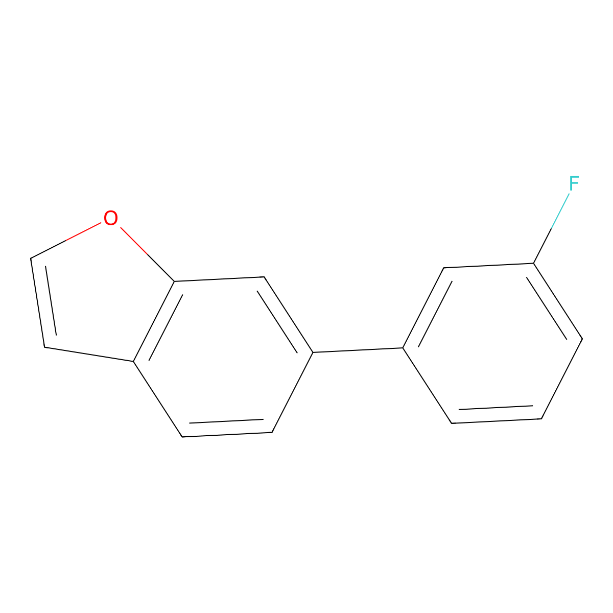 6-(3-Fluorophenyl)benzofuran molecular structure, CAS 1823814-45-4