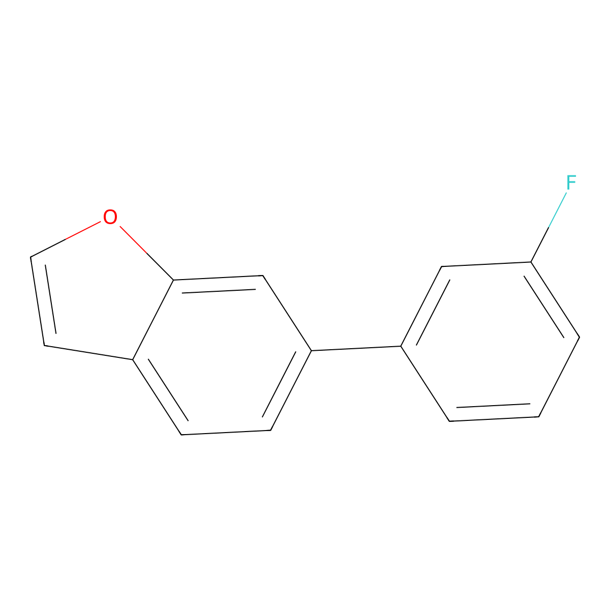 6-(3-Fluorophenyl)benzofuran molecular structure, CAS 1823814-45-4