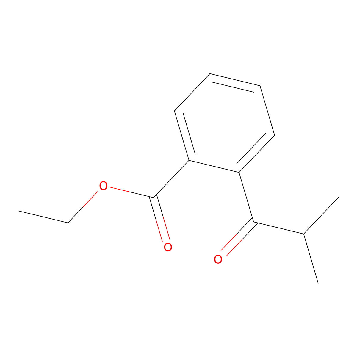 2-Isobutyryl-benzoic acid ethyl ester molecular structure, CAS 1823825-02-0