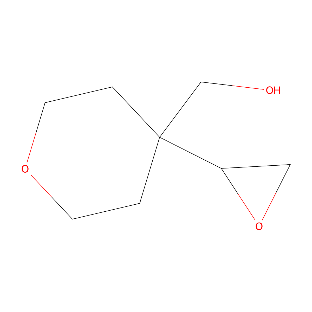 [4-(Oxiran-2-yl)oxan-4-yl]methanol molecular structure, CAS 1823844-76-3