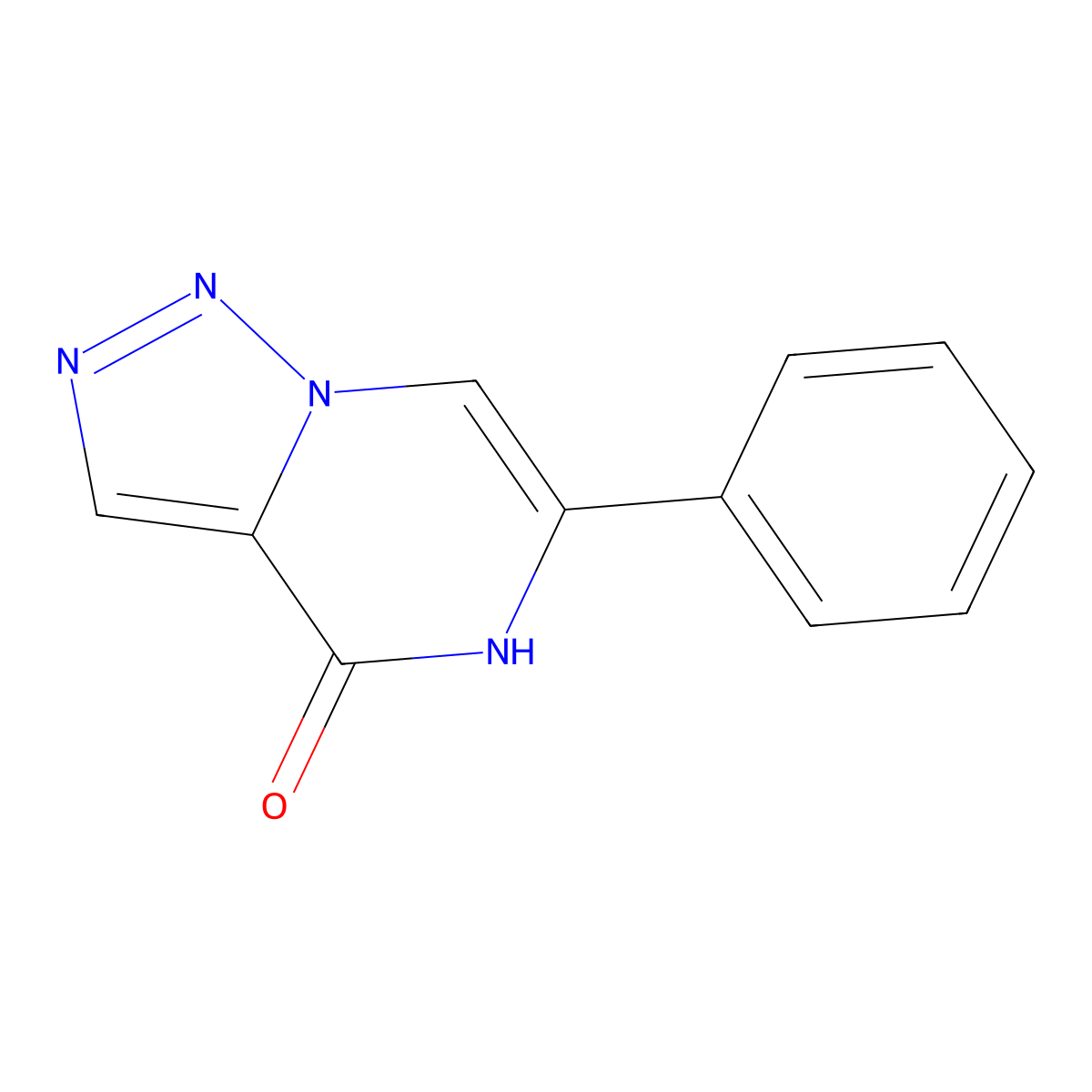6-phenyl[1,2,3]triazolo[1,5-a]pyrazin-4(5H)-one molecular structure, CAS 1823850-09-4