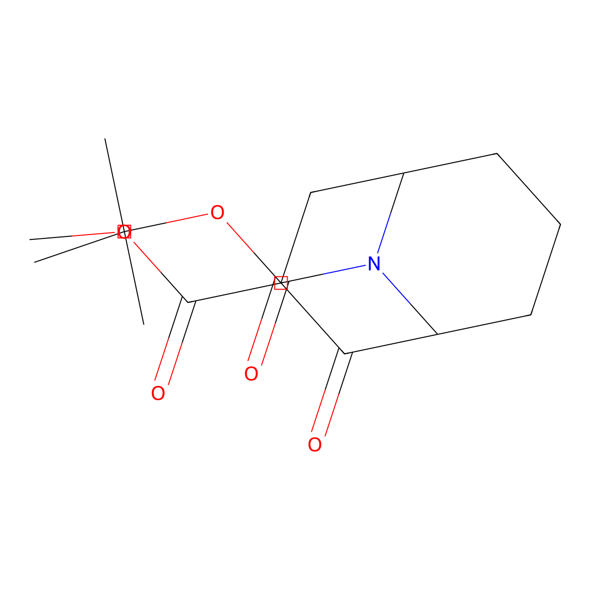 9-tert-Butyl 3-methyl 2-oxo-9-azabicyclo[3.3.1]nonane-3,9-dicarboxylate molecular structure, CAS 1823862-55-0