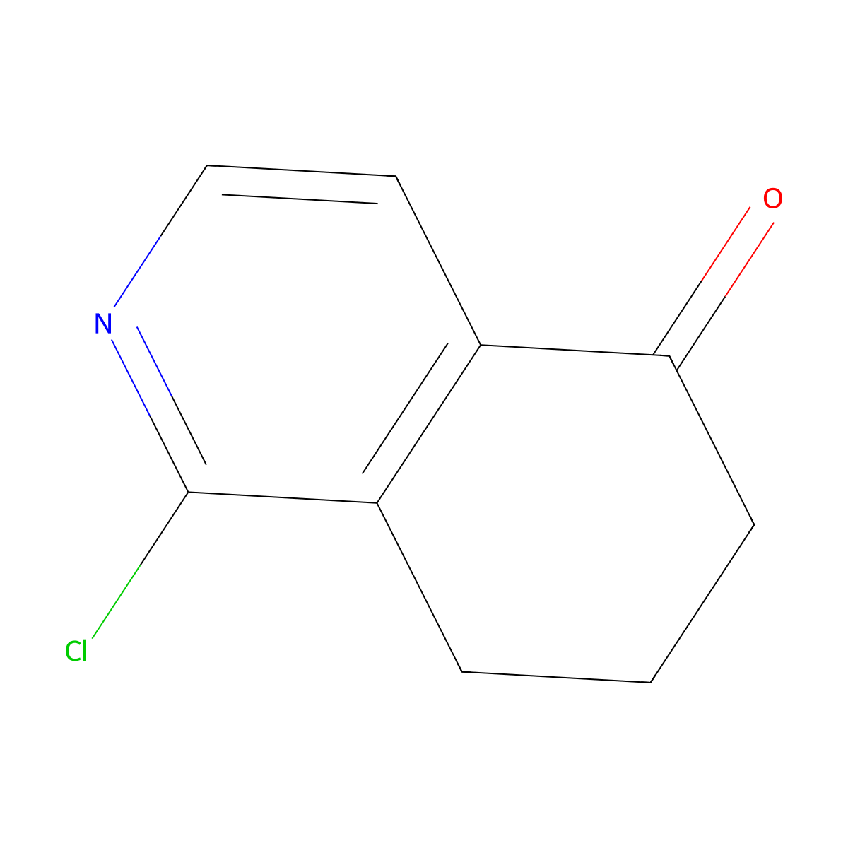 1-Chloro-7,8-dihydroisoquinolin-5(6h)-one molecular structure, CAS 1823866-27-8