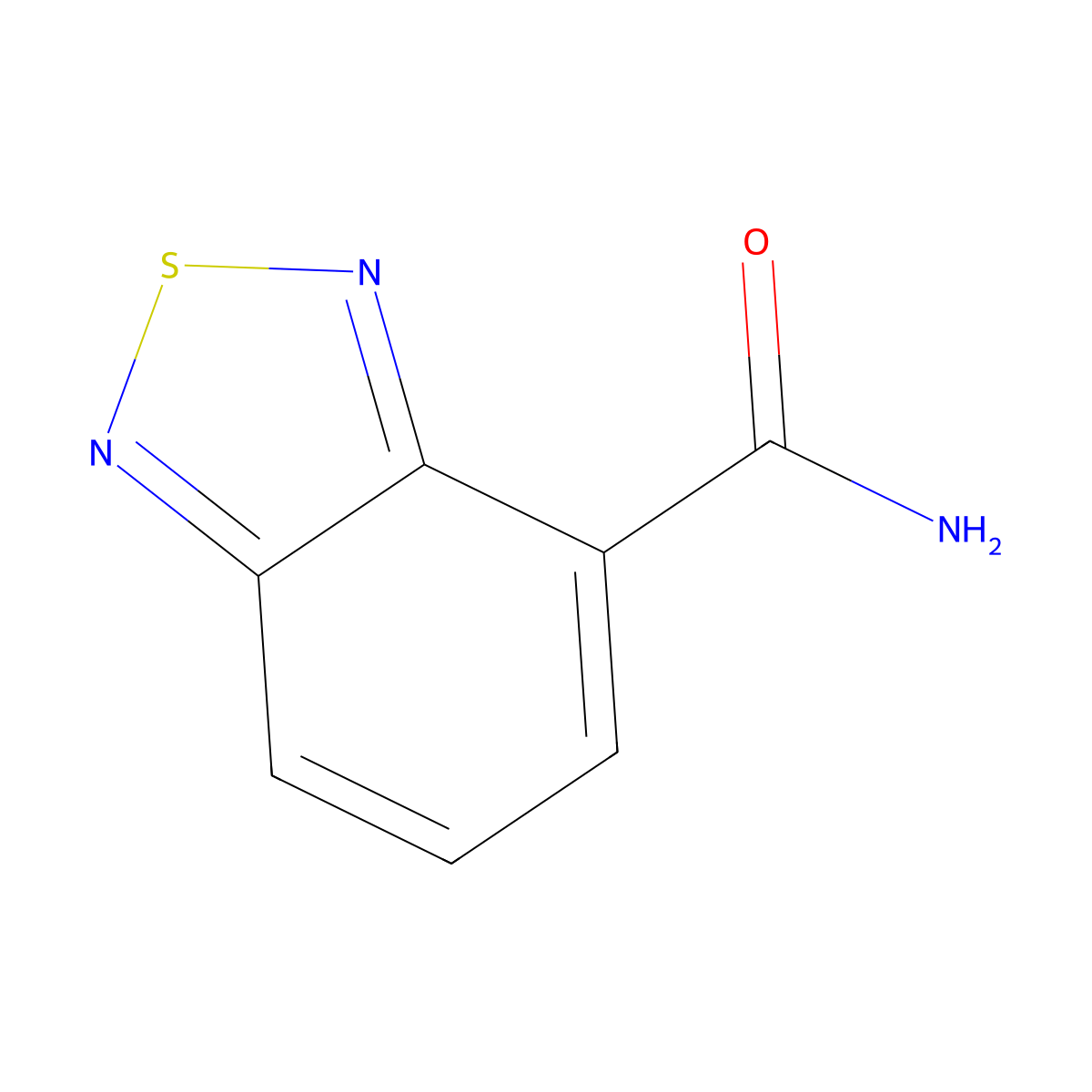 Benzo[c][1,2,5]thiadiazole-4-carboxamide molecular structure, CAS 1823869-65-3