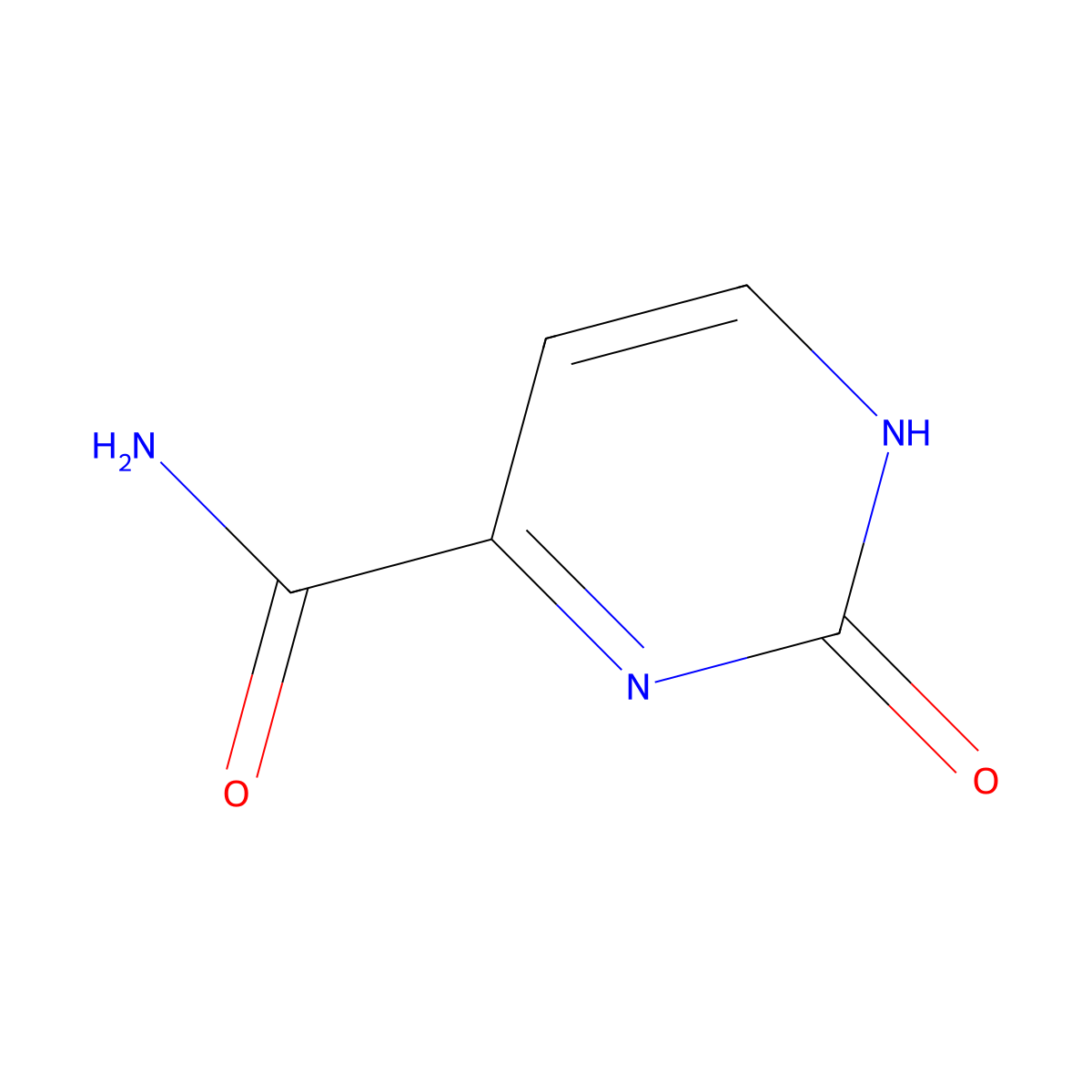 2-Oxo-1,2-dihydropyrimidine-4-carboxamide molecular structure, CAS 1823869-72-2