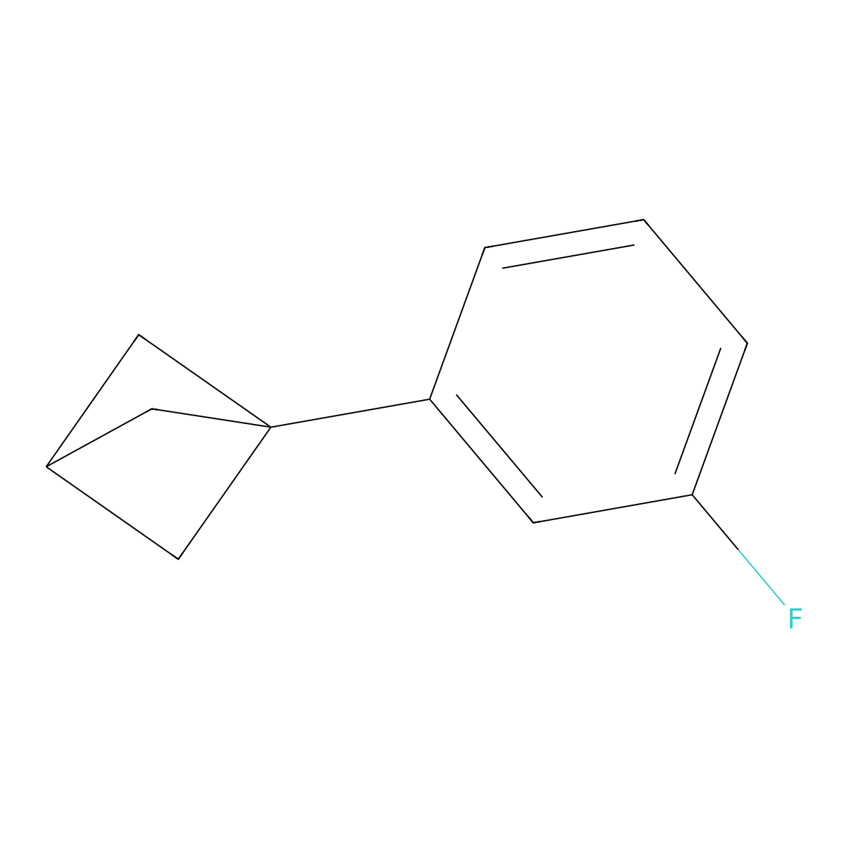 1-(3-Fluorophenyl)bicyclo[1.1.1]pentane molecular structure, CAS 1823878-55-2
