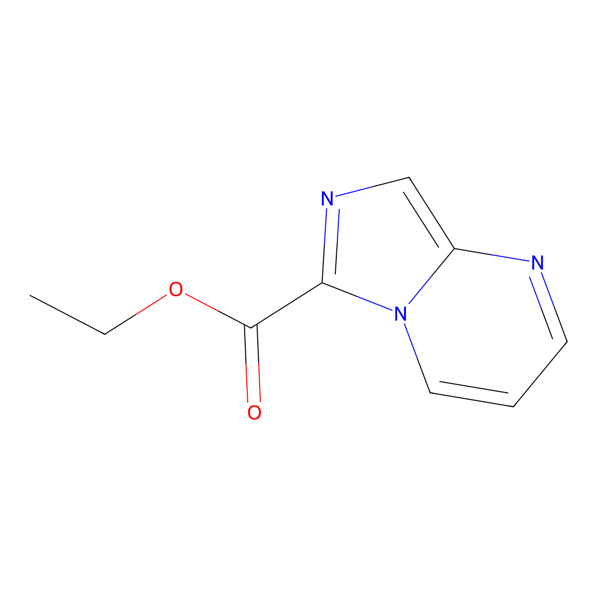 Ethyl imidazo(1,5-a)pyrimidine-6-carboxylate molecular structure, CAS 1823887-69-9