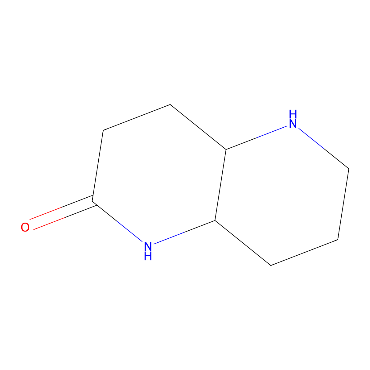 Octahydro-1,5-naphthyridin-2(1H)-one molecular structure, CAS 1823898-40-3