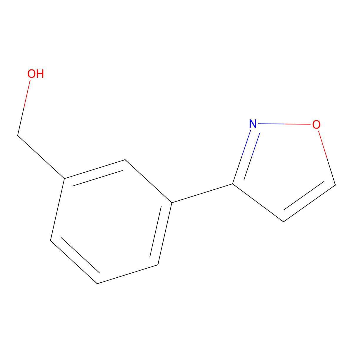 (3-(Isoxazol-3-yl)phenyl)methanol molecular structure, CAS 1823898-86-7