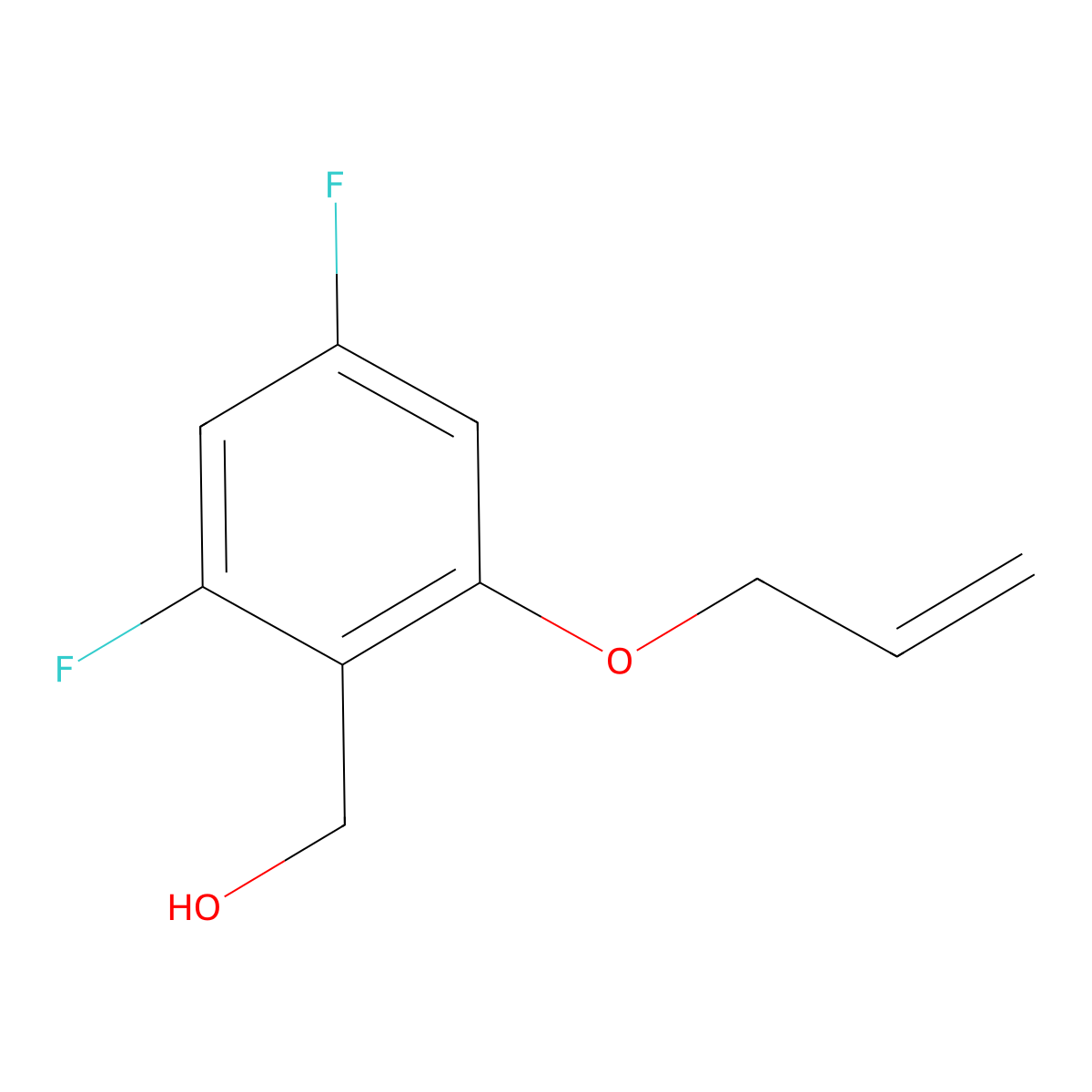 2-(Allyloxy)-4,6-difluorobenzyl Alcohol molecular structure, CAS 1823900-28-2