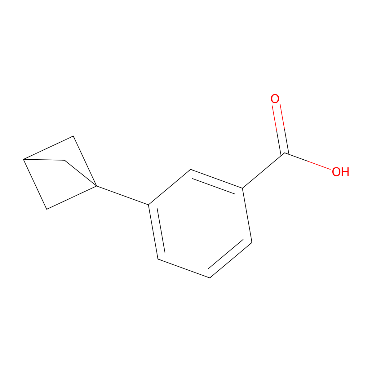 3-(Bicyclo[1.1.1]pentan-1-yl)benzoic acid molecular structure, CAS 1823902-30-2