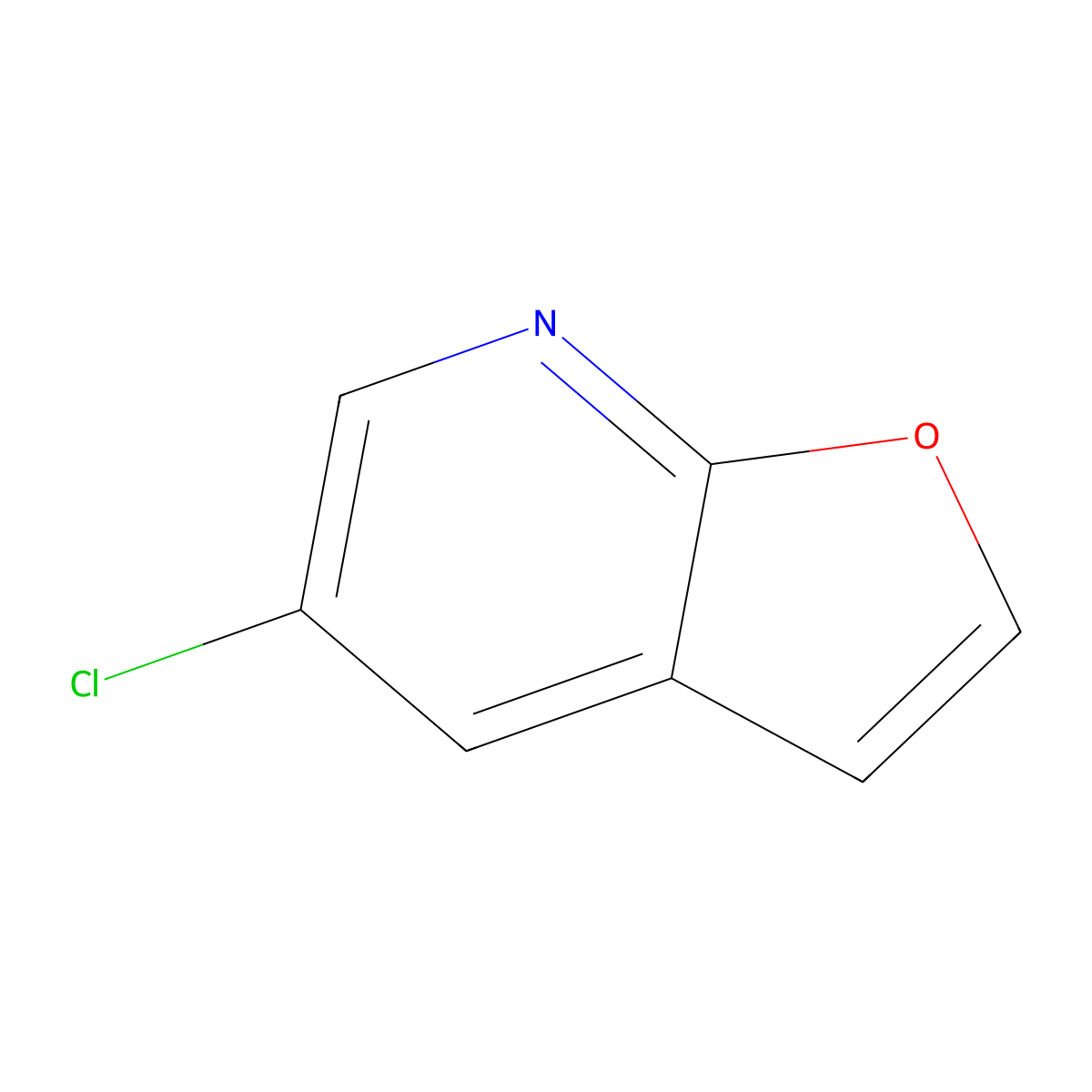 5-Chlorofuro[2,3-b]pyridine molecular structure, CAS 1823903-44-1