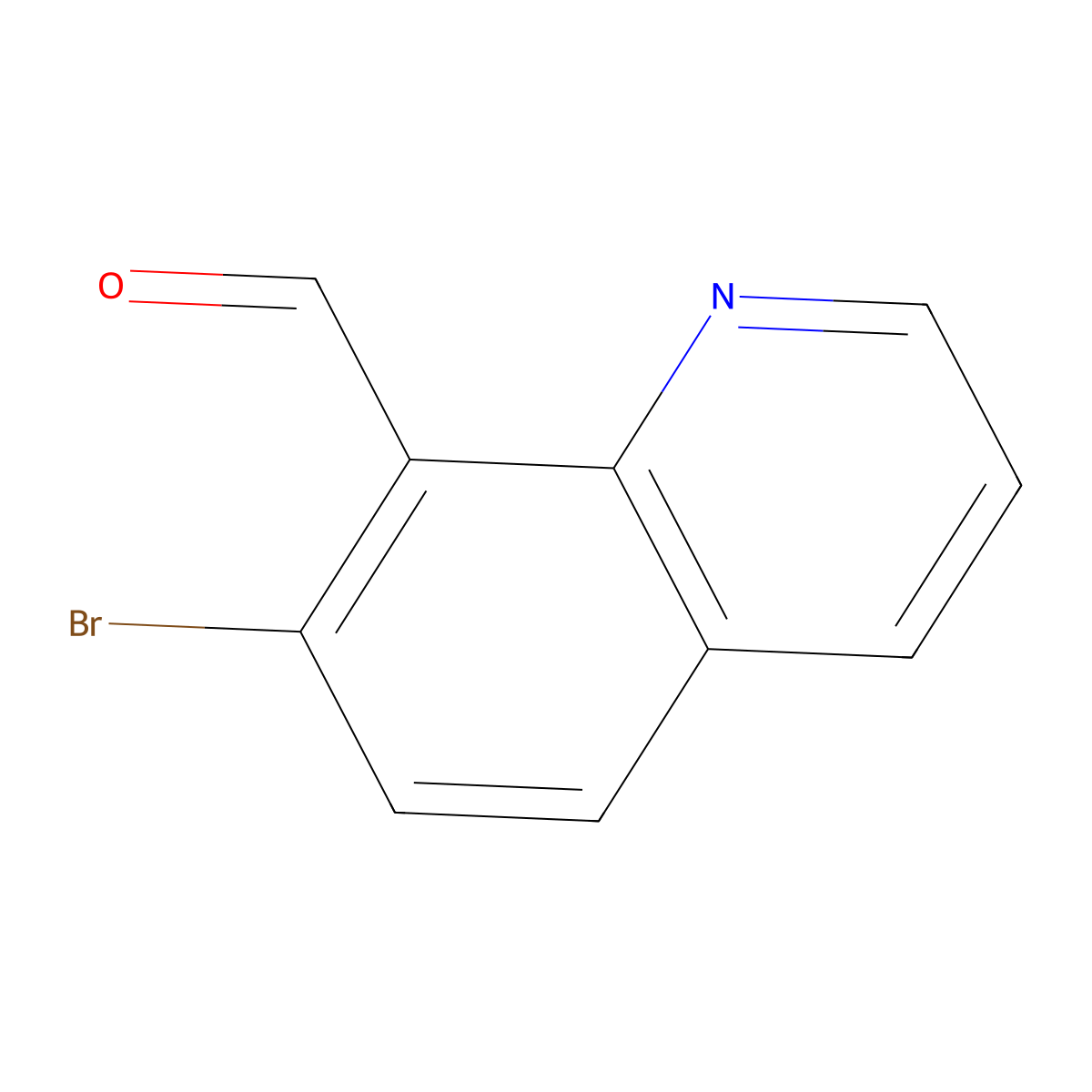 7-Bromoquinoline-8-carbaldehyde molecular structure, CAS 1823905-19-6