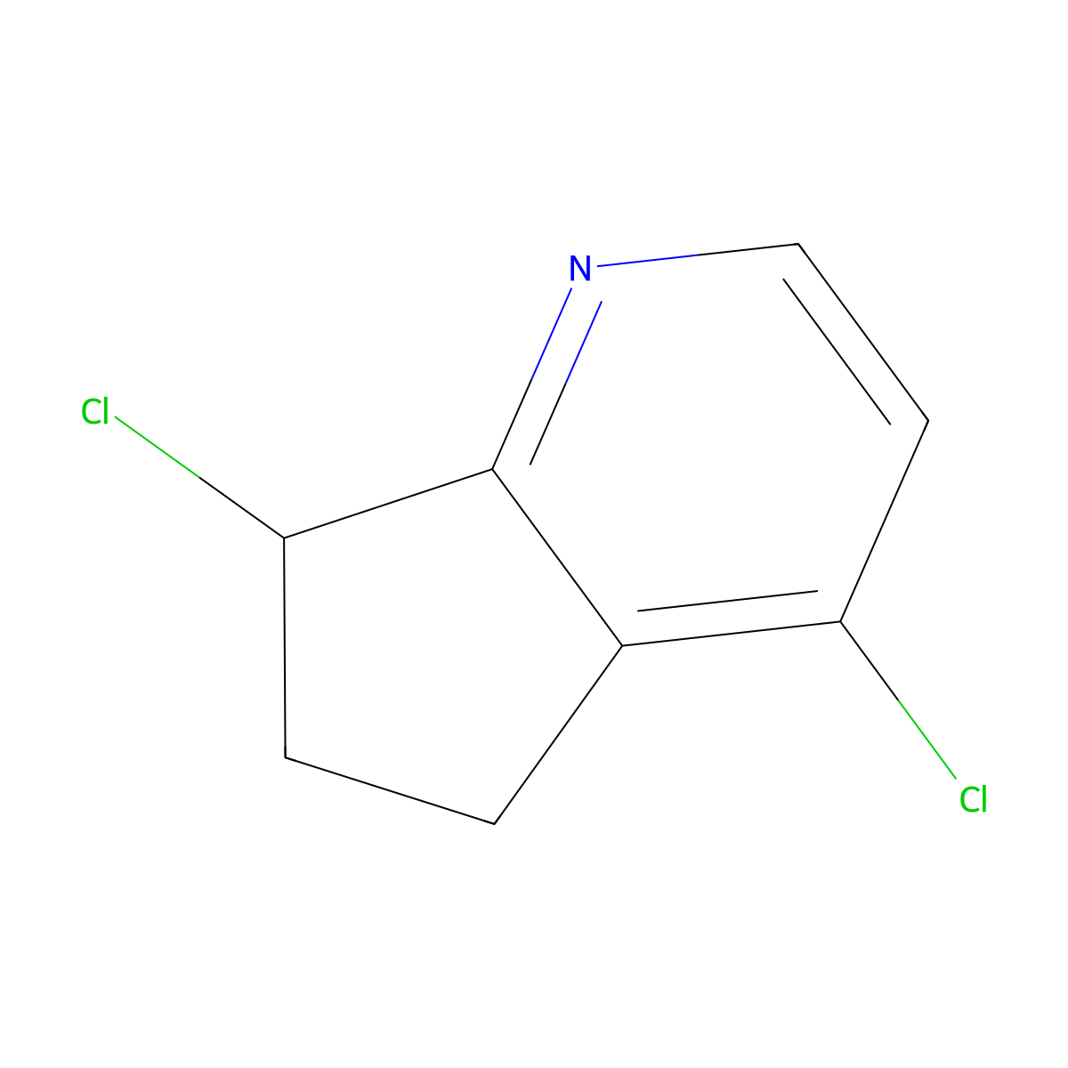 4,7-dichloro-5H,6H,7H-cyclopenta[b]pyridine molecular structure, CAS 1823907-65-8