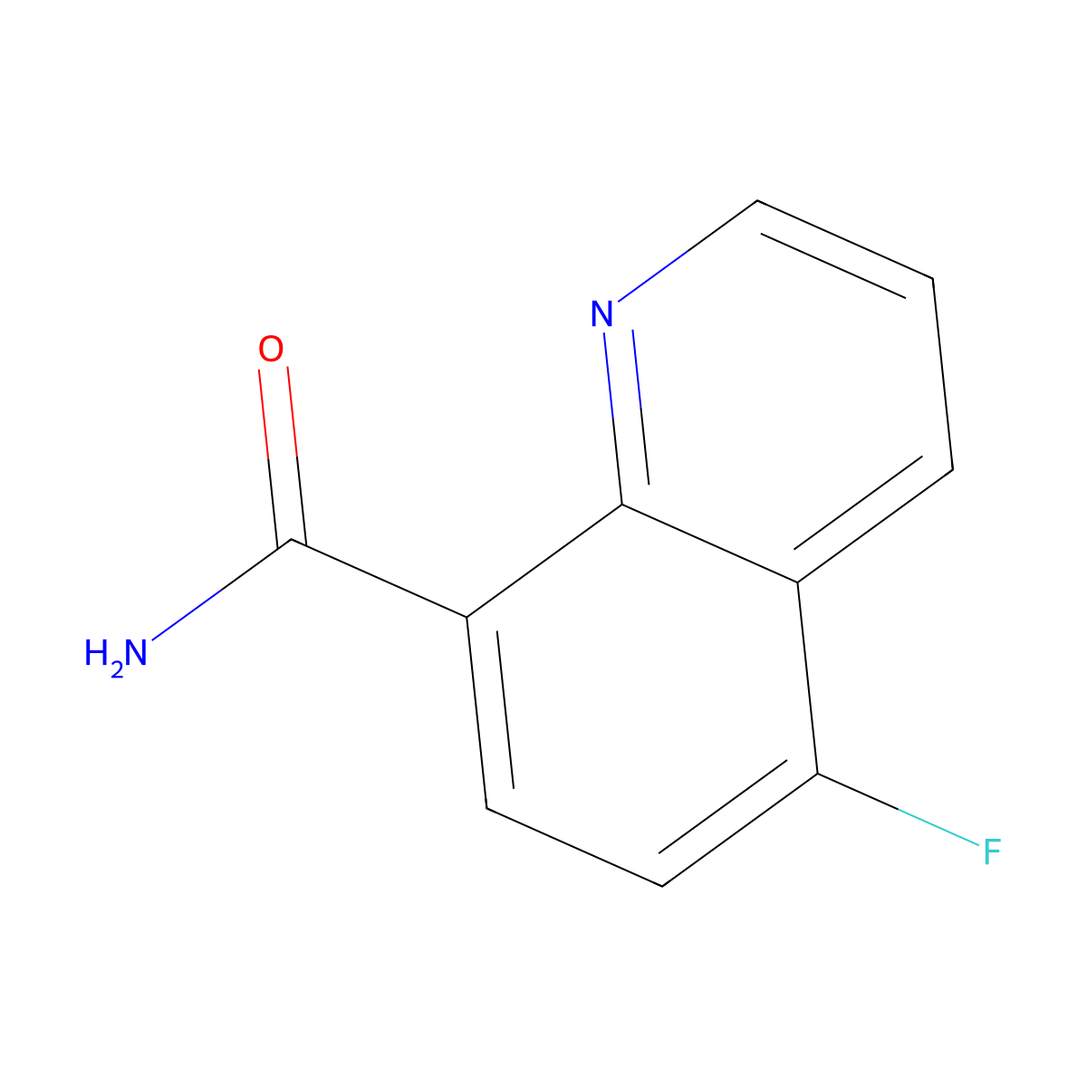 5-Fluoroquinoline-8-carboxamide molecular structure, CAS 1823913-52-5